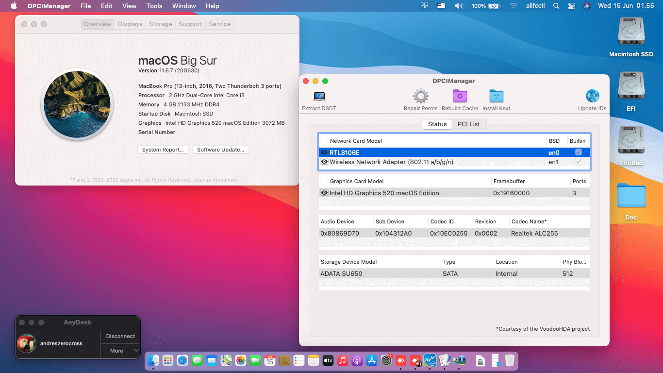 Asus X441UA WX098D [SkyLake   Intel HD 520 + I2C]   OpenCore 1